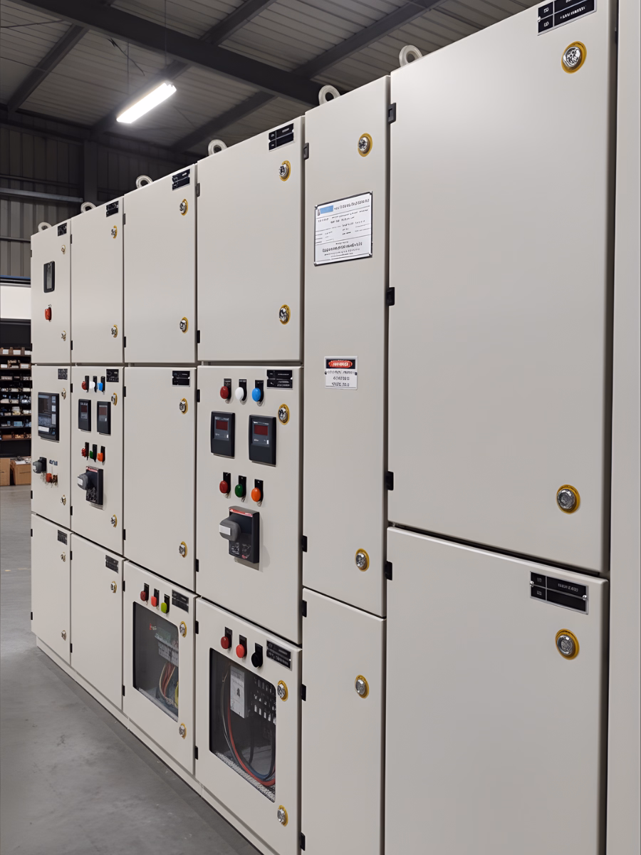 Main switchboard integrated with Cummins genset